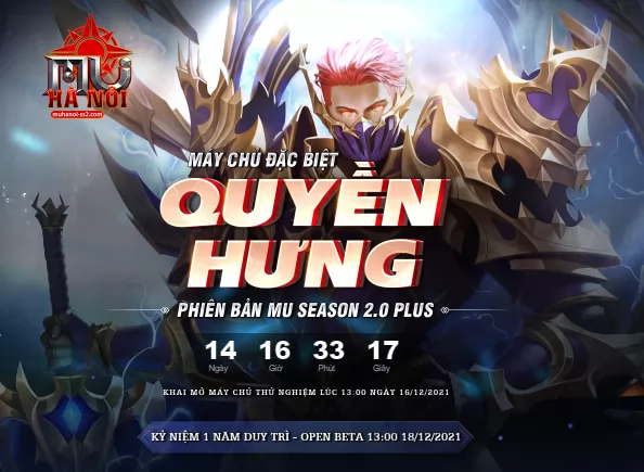 Mu Hà Nội phiên bản Season 2 ra mắt máy chủ Quyền Hưng - Test 13h ngày 16/12 - Open 13h ngày 18/12