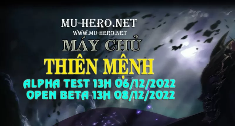 MU-HERO.NET ALPHA TEST 13H 06/12 OPEN BETA 13H 08/12 PHIÊN BẢN CUSTOM MỚI NHẤT HIỆN NAY-SIÊU HẤP DẪN-ĐẲNG CẤP MUONLINE