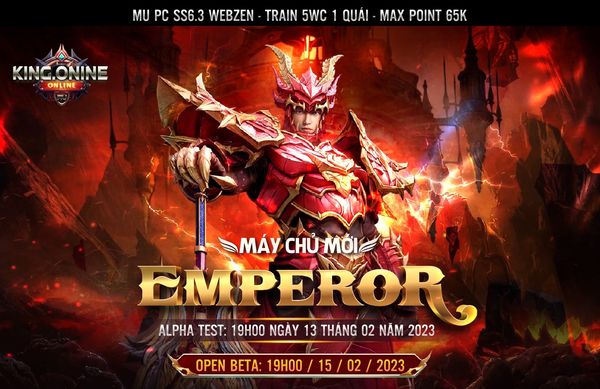 MU KING Online  SS6.3 - Max Point 65k - Drop Exl và Ngọc Cực Cao