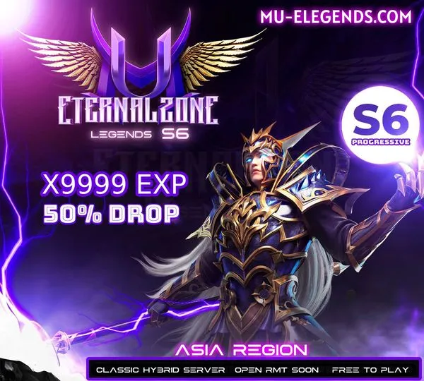 Eternal Legend MU Online Season 6 episode 8 Progressive exp 99999x