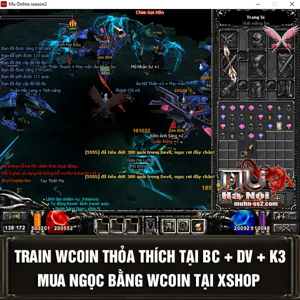 Mu Hà Nội SS2 - Train wcoin free