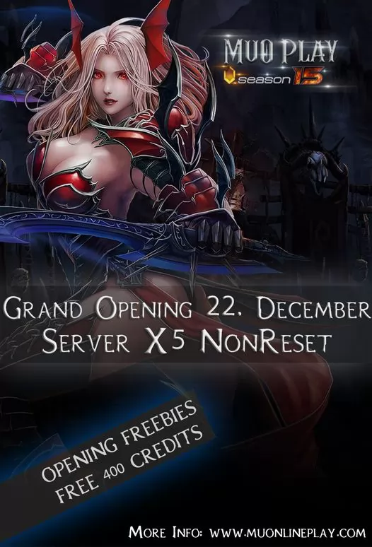 ⭐️ MuO Play S15 [GRAND OPENING] 22/12 December 22 !! ⭐️